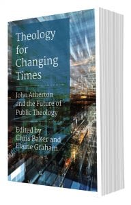 3d version of Theology for Changing Times cover design by Penguin Boy
