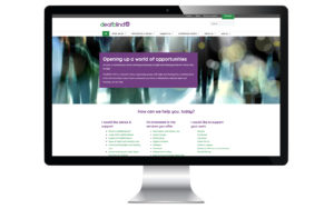 DeafBlind UK website home page