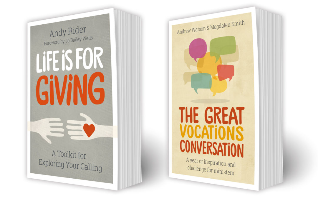 Great Vocations Conversation and Life is For Giving book covers